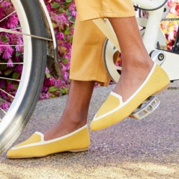 Birdies Shoes - Birdies The Blackbird Mustard Knit Loafer Sz 5